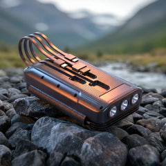 powerful high capacity solar power bank for hiking travel