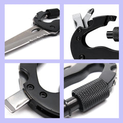 The Ridge 4-in-1 Carabiner Tool with Hidden Blade